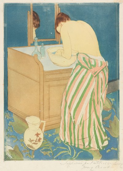 Kobieta w kąpieli autorstwa Mary Cassatt