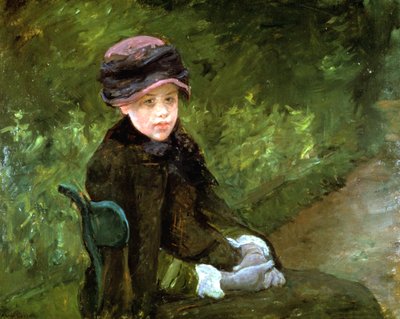 Młoda Dama w Parku, ok. 1880 autorstwa Mary Cassatt