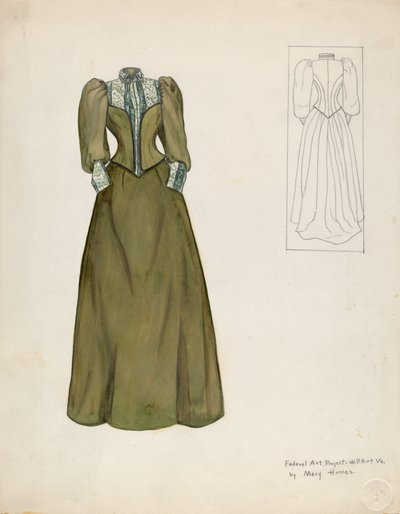 Sukienka, ok. 1937. autorstwa Mary E Humes