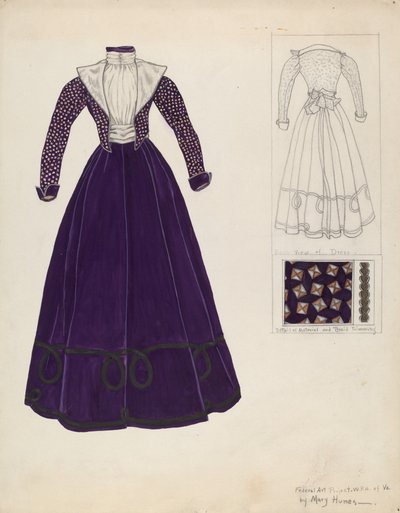 Sukienka, ok. 1938. autorstwa Mary E Humes