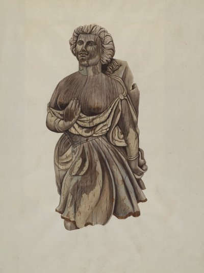 Marta figurantka, ok. 1938. autorstwa Mary E Humes
