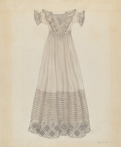 Sukienka niemowlęca, ok. 1900 r. 1936. autorstwa Mary E Humes