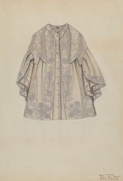 Płaszcz operowy, ok. godz. 1938. autorstwa Mary E Humes
