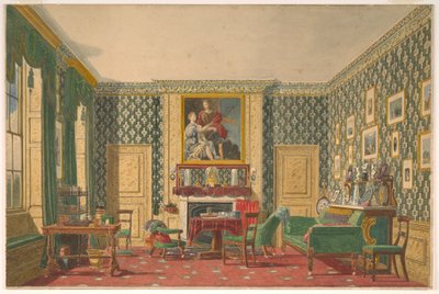 Rysunek, wnętrze, 1837-40 autorstwa Mary Ellen Best