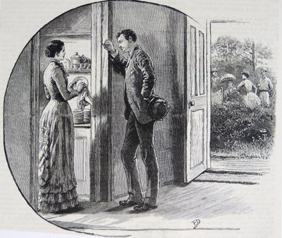 Ilustracja gospodyni domowej autorstwa Mary Ellen Edwards