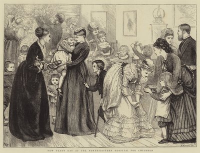 Nowy Rok w Północno-Wschodnim Szpitalu dla Dzieci autorstwa Mary Ellen Edwards
