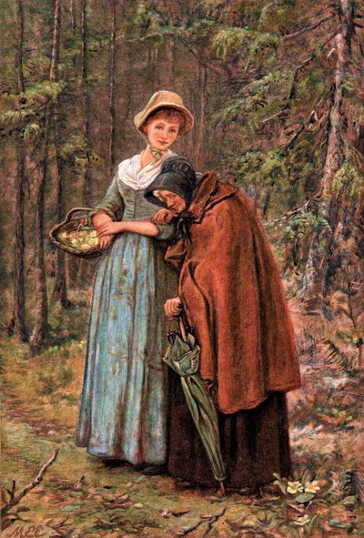 „Zielony Liść i Sere”, 1887 autorstwa Mary Ellen Edwards