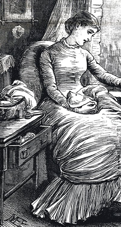 Kobieta przerywa regenerację autorstwa Mary Ellen Edwards