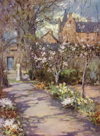 Szkockie Ogrody: Gartincaber (kolor lito) autorstwa Mary Georgina Wade Wilson