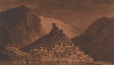 Tournon Naprzeciwko Teint nad Rodanem autorstwa Mary Harcourt