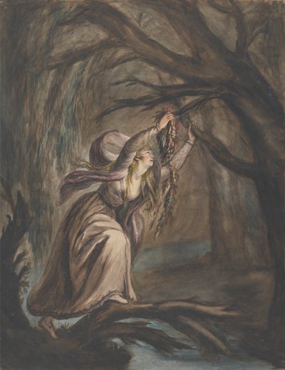 Śmierć Ofelii autorstwa Mary Hoare