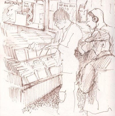 Rough Trade, 2006 (pióro i atrament) autorstwa Mary Kuper