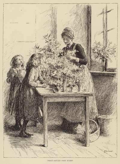 Ilustracja do Opowieści o pielęgniarce, autorstwa Honnora Mortena autorstwa Mary L. Gow