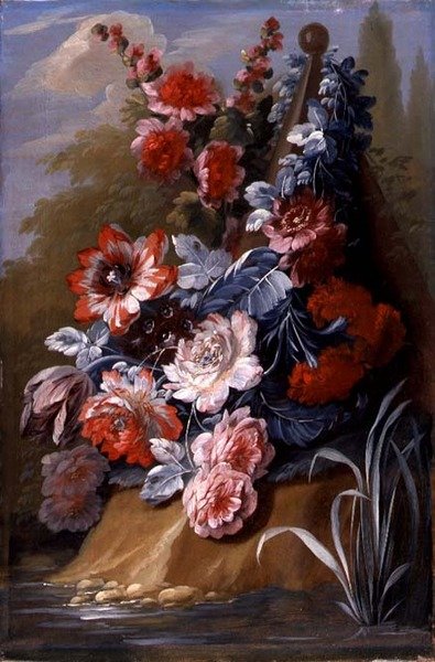 Martwa natura z kwiatów (olej na płótnie) (para 121414) autorstwa Mary Moser