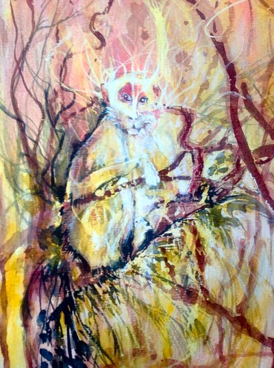 bezczelna małpa autorstwa Mary Smith