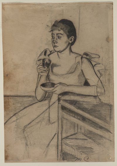 Kawa po kolacji autorstwa Mary Cassatt