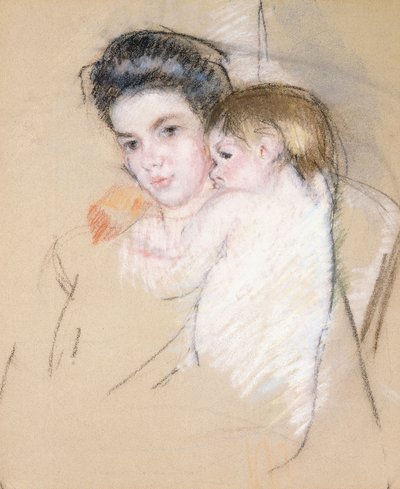 Matko i nagie dziecko, autorstwa Mary Cassatt