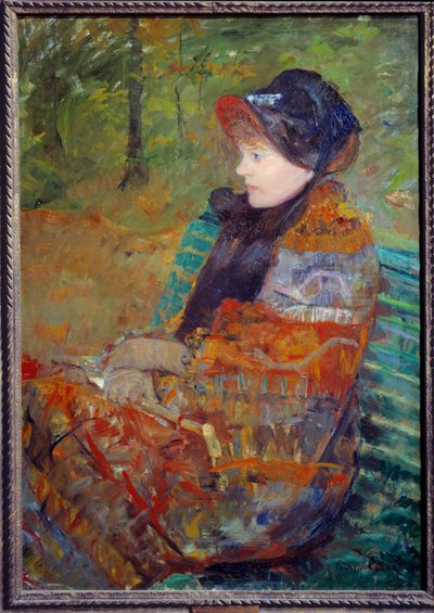 Portret Mademoiselle C Lydii Cassatt, siostry artysty. autorstwa Mary Cassatt (1844-1926) 1880 autorstwa Mary Stevenson Cassatt