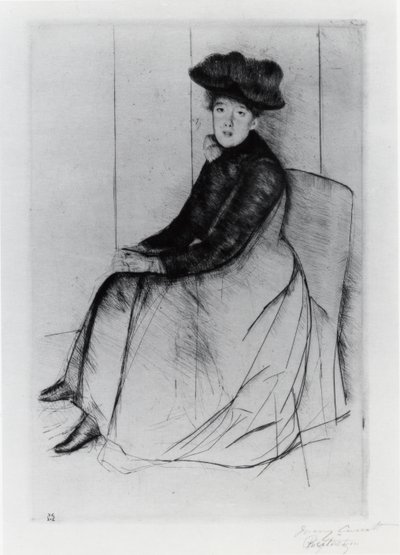 Odbicie autorstwa Mary Stevenson Cassatt