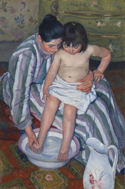 Kąpiel dziecka autorstwa Mary Stevenson Cassatt