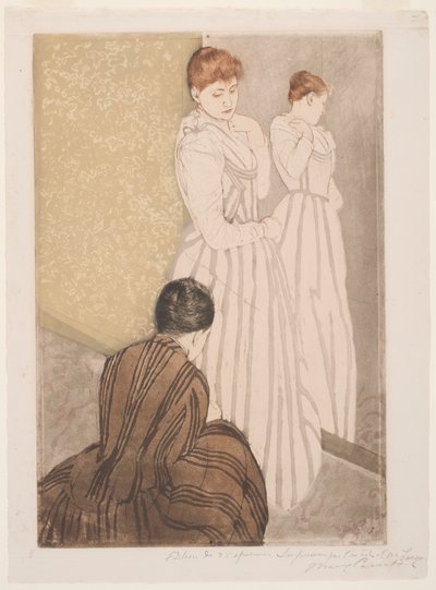 Dopasowanie autorstwa Mary Stevenson Cassatt