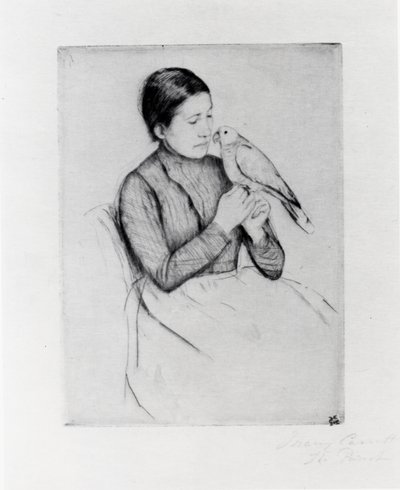 Papuga autorstwa Mary Stevenson Cassatt