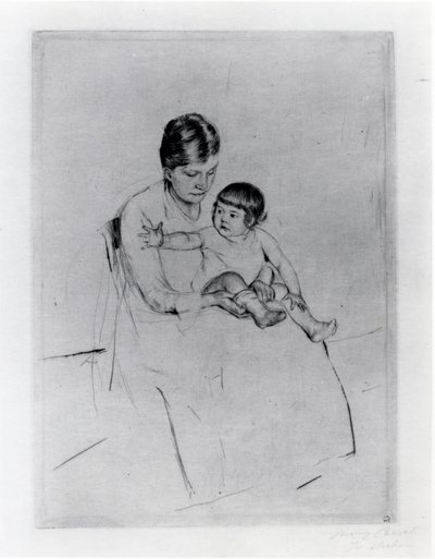 Pończocha autorstwa Mary Stevenson Cassatt