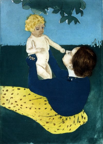 Pod kasztanowcem 1898 Mary Cassatt autorstwa Mary Stevenson Cassatt