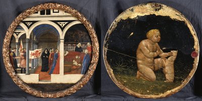 "Taca porodowa" (taca porodowa) autorstwa Masaccio
