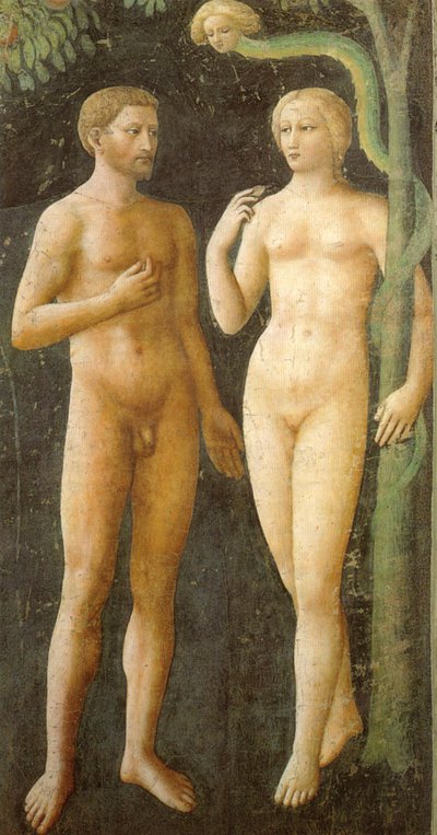 Adam i Ewa autorstwa Masolino da Panicale