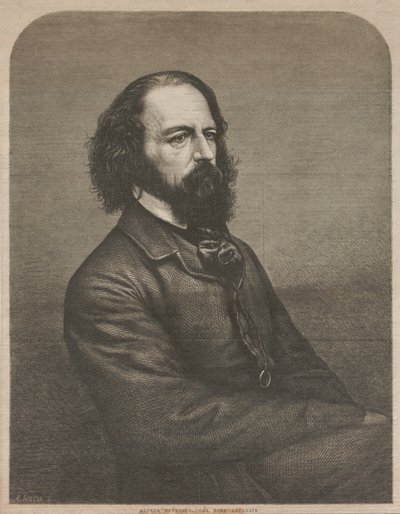 Portret Alfreda, Lorda Tennysona 1809-1892, 1864. autorstwa Mason Jackson