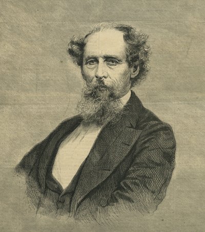 Charles Dickens, dla Harpers Weekly autorstwa Mason and Co.