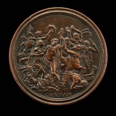 Bachnal [rewers], 1684. autorstwa Massimiliano Soldani