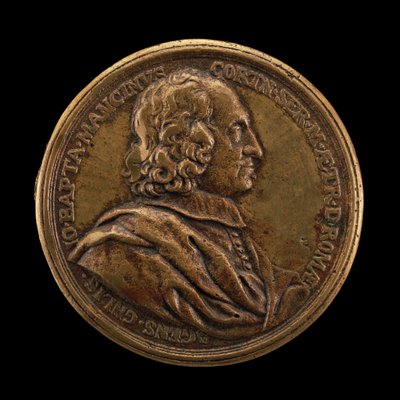 Giovanni Battista Mancini, zm. 1694, agent generalny Toskanii w Rzymie [awers], 1680. autorstwa Massimiliano Soldani