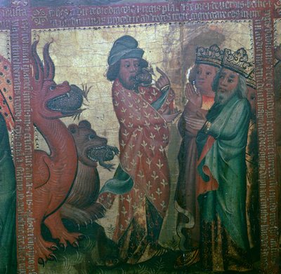 Panel czterdziesty czwarty Ołtarza Apokalipsy, XV w. autorstwa Master Bertram of Hamburg