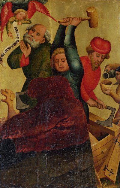 Budynek Arki z Wielkiego Ołtarza Świętego Piotra w Hamburgu, Ołtarz Grabowera, 1383 (tempera na desce) autorstwa Master Bertram of Minden