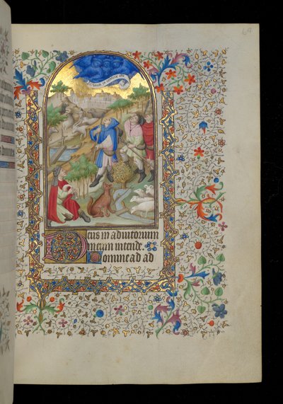 Zwiastowanie pasterzom autorstwa Master Dunois