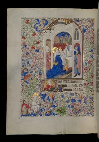 Prezentacja w świątyni autorstwa Master Dunois