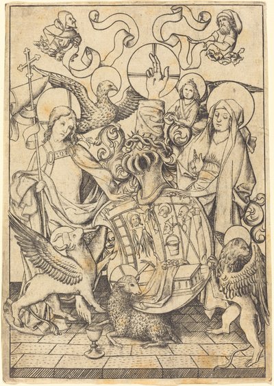 Herb Męki Pańskiej autorstwa Master E.S.
