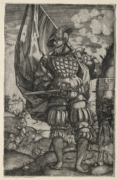 Chorąży, 1537. autorstwa Master F. G.