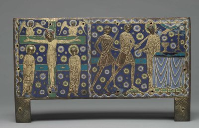 Tablica z Chasse na relikwie św. Tomasza Becketa, 1220-1225 autorstwa Master G. Alpais