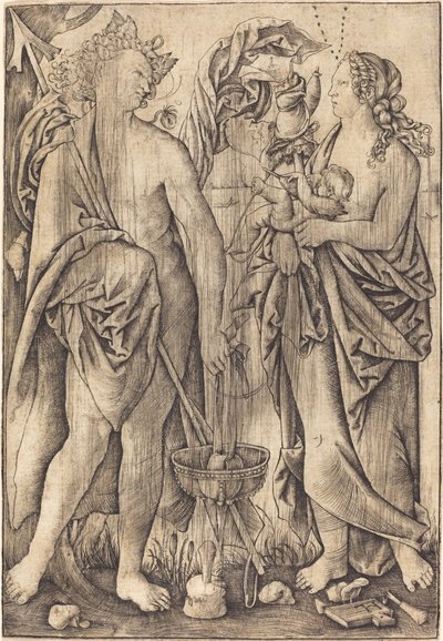 Mars i Wenus (Merkury i Wenus?) autorstwa Master H.L.