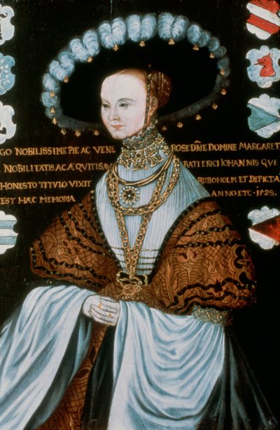 „Margareta Eriksdotter Vasa”, detal, XVI w. autorstwa Master Hillebrandt