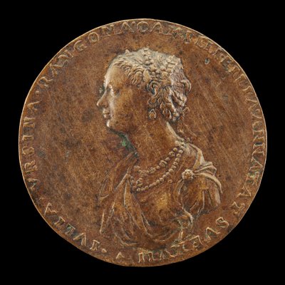 Giulia Orsini, 1537-1598, żona Baldassarre Rangoniego, ok. 1930 r. 1554 [awers], 1554. autorstwa Master IAC. URB.