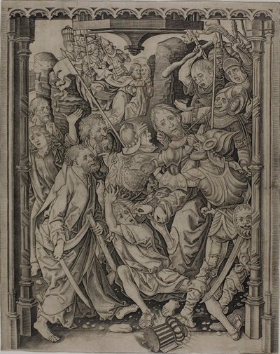 Chrystus wzięty do niewoli autorstwa Master I.A.M. of Zwolle