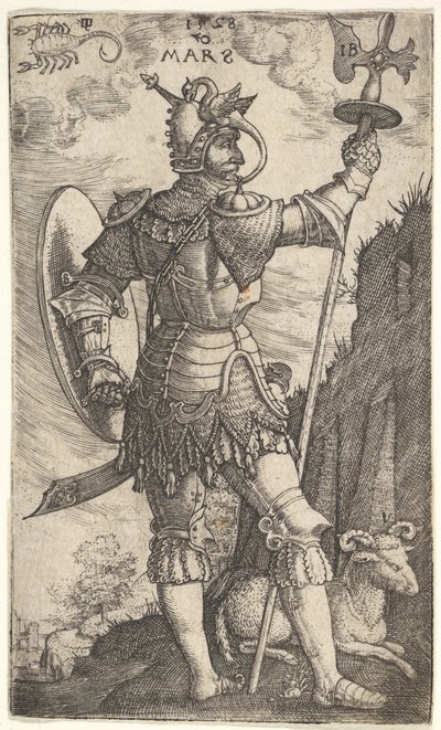 Mars z Bogów, którzy rządzą planetą, 1528. autorstwa Master I.B.