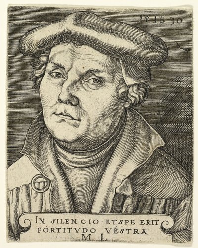 Portret Marcina Lutra autorstwa Master I.B.