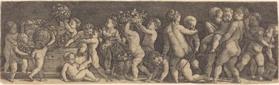 Dzieci zbierające winogrona autorstwa Master IB after Raphael