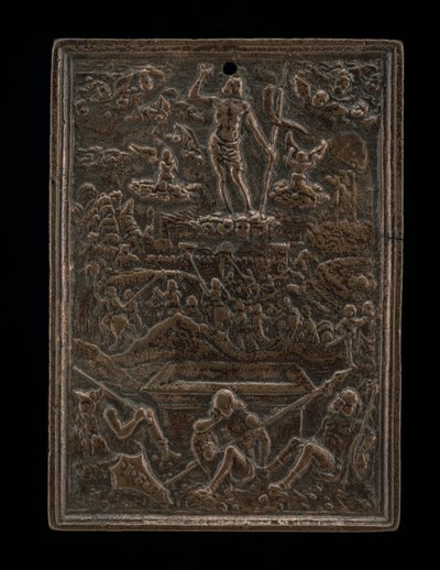 Zmartwychwstanie, c. 1500. autorstwa Master I.F.P.