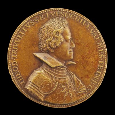 Teodoro Trivulzio, 1597-1657, książę Świętego Cesarstwa Rzymskiego, hrabia Mesocco... połowa XVII wieku. autorstwa Master M.A.S.